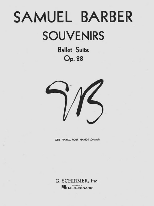 Souvenirs, Ballet Suite, op. 28, One Piano Four Hands (Original). 9780793549917