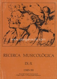 Recerca musicològica, IX-X, 1989-90. 64190