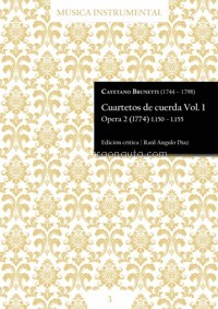 Cuartetos de cuerda, Vol. 1. Opera 2 (1774) L150-L155. 9790901885257