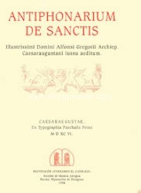 Antiphonarium de Sanctis. 9788478202980 Antiphonarium de Sanctis. 9788478202980