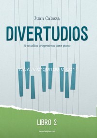 Divertudios. 21 estudios progresivos para piano. Libro 2