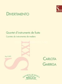 Divertimento, para flauta, oboe, clarinete y fagot