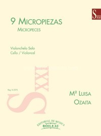 Nou micropieces. Nueve micropiezas. Violonchelo