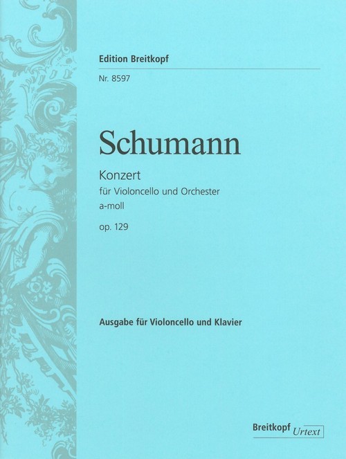 Konzert a-Moll Op. 129. Violoncello und Klavier. Urtext. 9790004179918