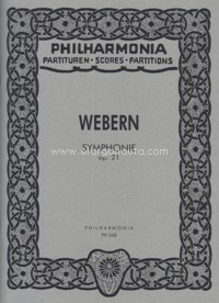 Symphonie, op. 21, Study Score