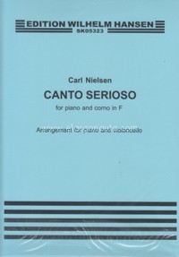 Canto serioso, violoncello and piano. 9788759881040