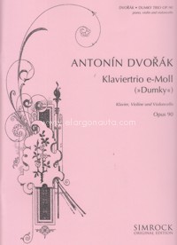 Dumky Trio, in E minor, Op. 90. 9790221103796