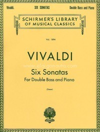 Six Sonatas for Double Bass and Piano. 65135