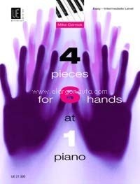 4 Pieces for 6 Hands at 1 Piano. 9783702429195