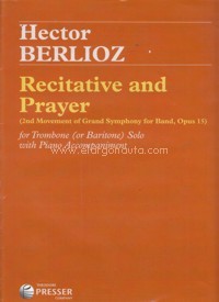 Recitative and Prayer, for Trombone and Piano. 9781598069341