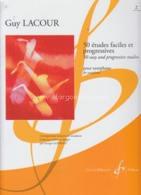 50 Études Faciles et Progressives, Volume 2 (Saxophone). 9790043006091