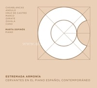 Estremada armonía. Cervantes en el piano español contemporáneo. 65471