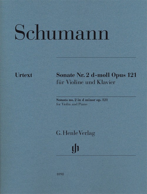 Violin Sonata no. 2 op. 121 = Sonate Nr. 2 für Violine und Klavier op. 121. 9790201810980