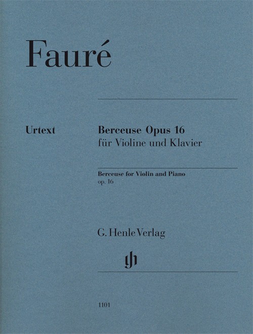 Berceuse op. 16, piano reduction with solo part