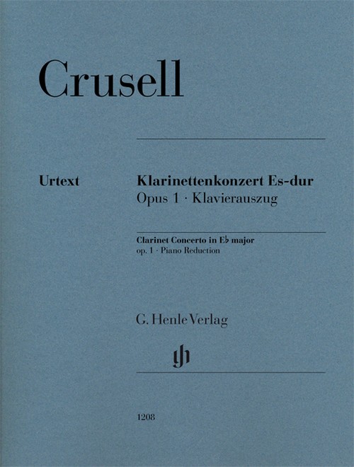 Clarinet Concerto in Eb major, op. 1, Piano Reduction. 9790201812083