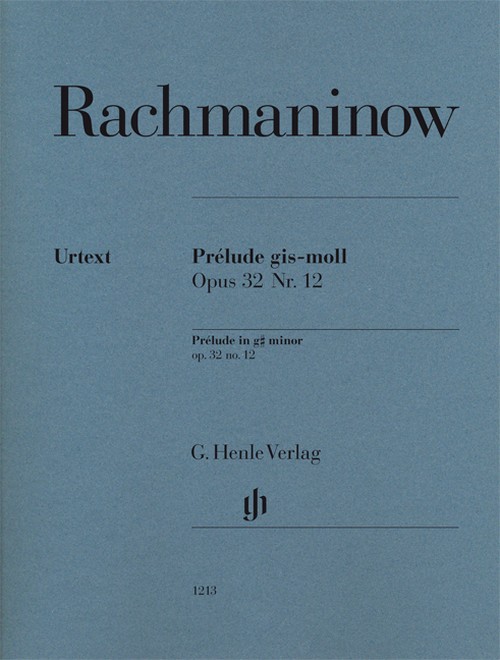 Prélude g sharp minor op. 32 Nr. 12 = Prélude gis-moll op. 32 Nr. 12. 9790201812137