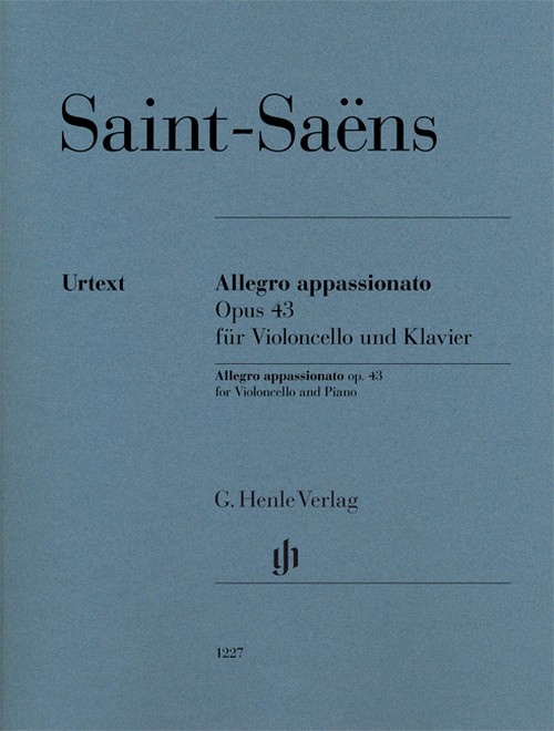 Allegro appassionato op. 43, for Violoncello and Piano. 9790201812274