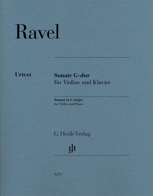 Sonate G-dur, für Violine und Klavier = Sonata in G major, for Violin and Piano