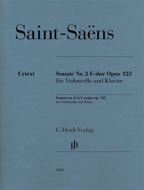 Sonate Nr. 2 F-dur op. 123, für Violoncello und Klavier. 9790201812809