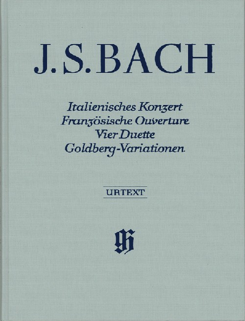 Italian Concerto, French Overture, Four Duets, Goldberg Variations = Italienisches Konzert, Französische Ouverture, Vier Duette, Goldberg-Variationen. 9790201801308