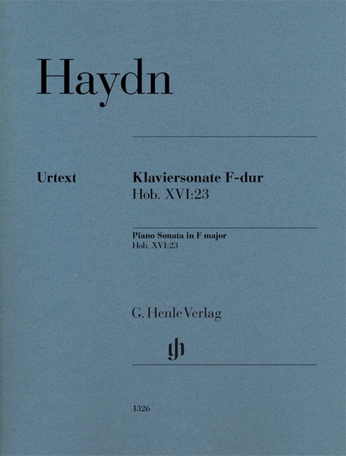Piano Sonata Hob. XVI:23 = Klaviersonate Hob. XVI:23. 9790201813264 Piano Sonata Hob. XVI:23 = Klaviersonate Hob. XVI:23. 9790201813264