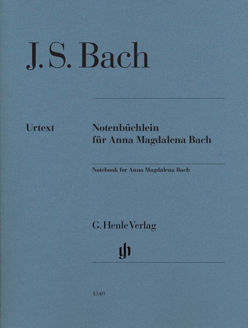 Notebook for Anna Magdalena Bach, no fingerings = Notenbüchlein für Anna Magdalena Bach, ohne Fingersätze