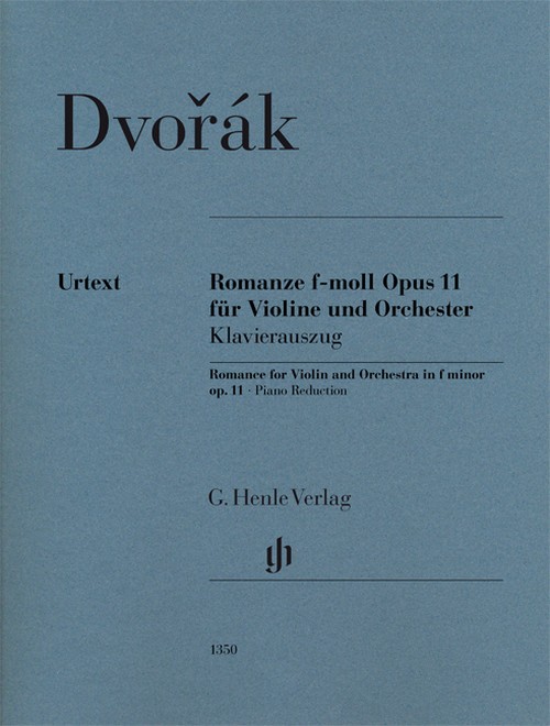 Romanze f-moll op. 11 für Violine und Orchester op. 11, Klavierauszug / Piano Reduction