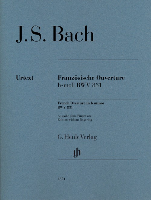 French Overture BWV 831, performance book = Französische Ouverture BWV 831, Spielbuch. 9790201813745