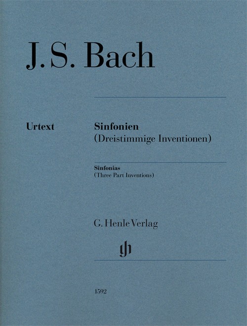 Sinfonias (Three Part Inventions), study score = Sinfonien (Dreistimmige Inventionen)