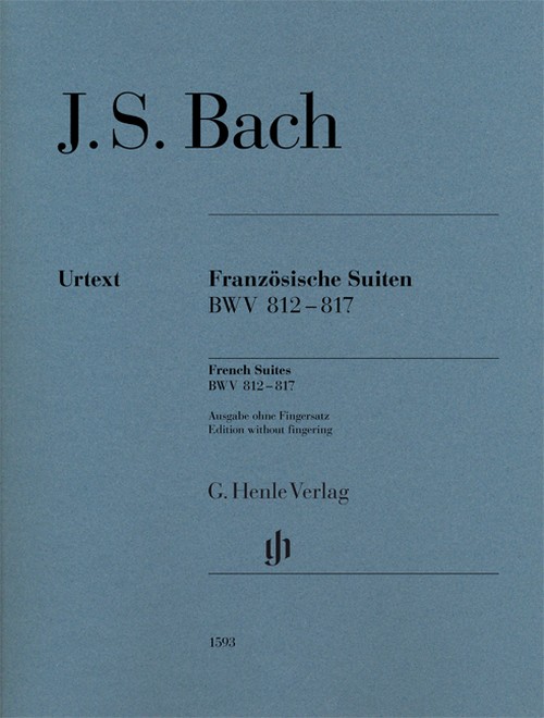 French Suites BWV 812-817 = Französische Suiten BWV 812-817. 9790201815930