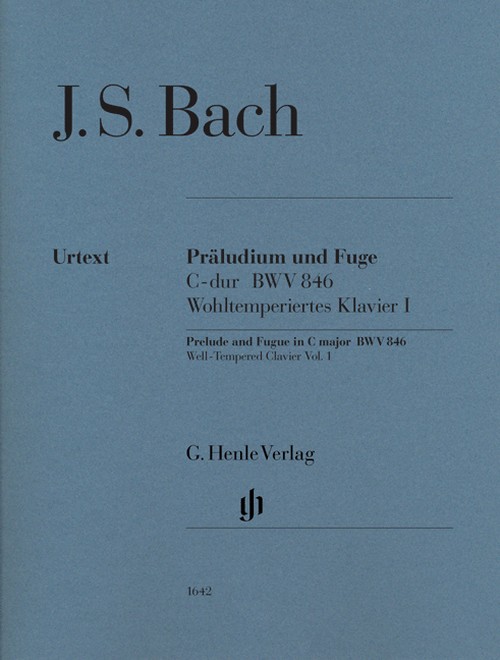 Prelude and Fugue BWV 846, from Well-Tempered Clavier Part I = Präludium und Fuge C-Dur BWV 846, Wohltemperiertes Klavier I. 9790201816425