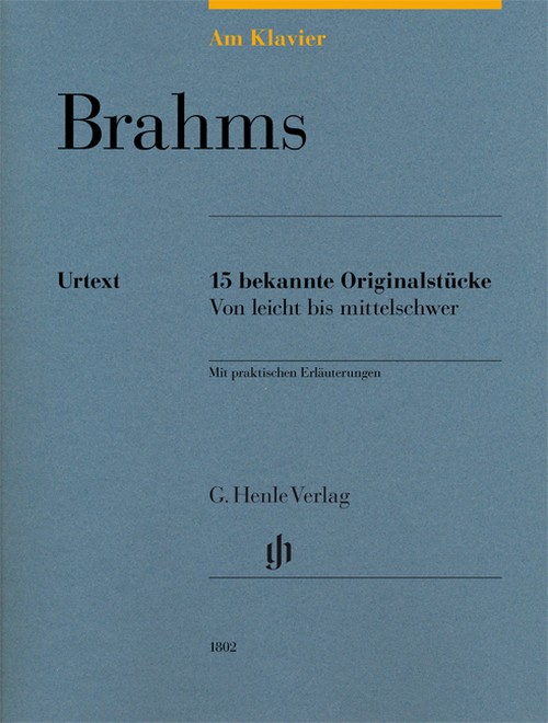 Am Klavier - Brahms, 15 bekannte Originalstücke. 9790201818023