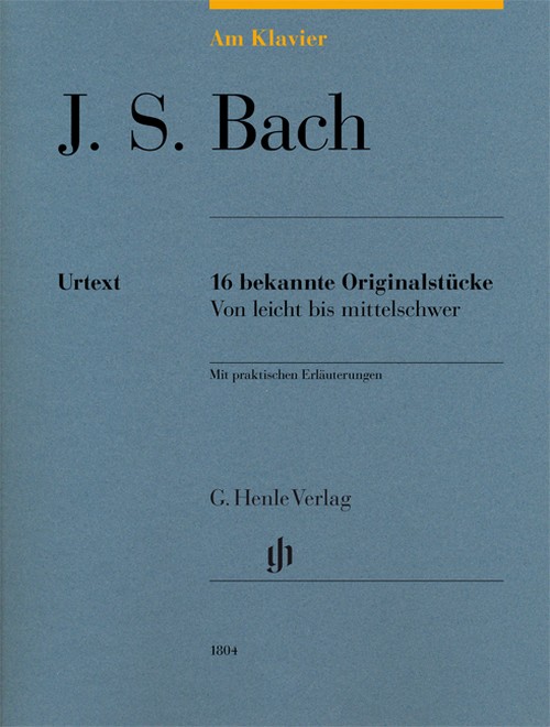 Am Klavier - Bach, 16 bekannte Originalstücke