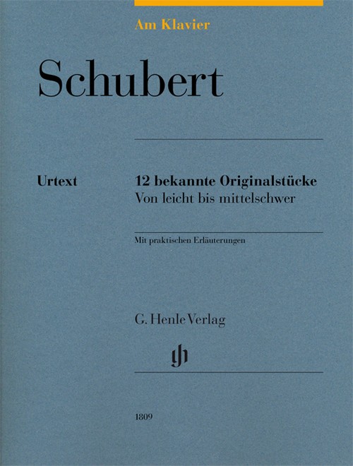 Am Klavier - Schubert, 12 bekannte Originalstücke