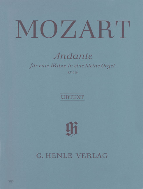 Andante F major for a Musical Clock KV 616 = Andante F-Dur für eine Walze in eine kleine Orgel KV 616. 9790201802329