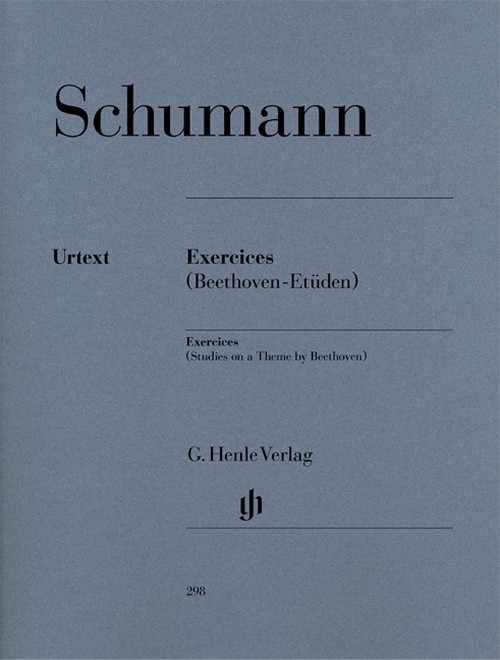 Exercices - Studies in form of free Variations on a Theme by Beethoven  (First Edition) = Exercices - Etüden in Form freier Variationen über ein Thema von Beethoven (Erstausgabe)