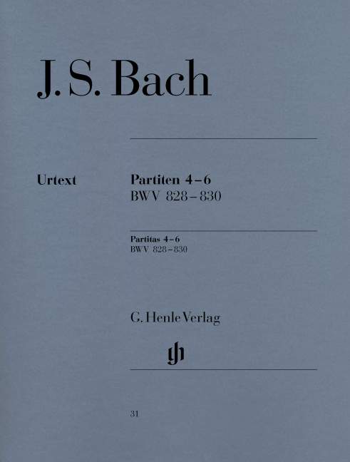 Partitas 4-6 BWV 828-830 = Partiten 4-6 BWV 828-830