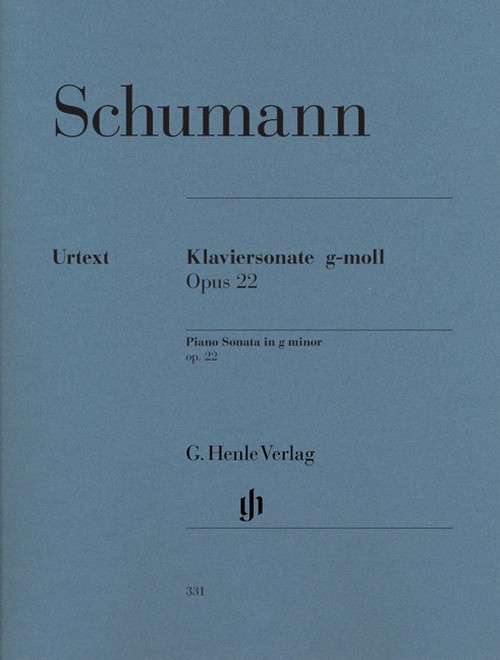 Piano Sonata in g minor, with original last movement, op. 22 = Klaviersonate, g-Moll (mit ursprünglichem Finalsatz), op. 22