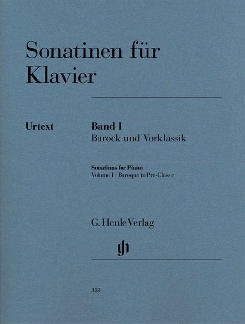 Sonatinas for Piano (Baroque to Pre-Classic) Band 1 = Sonatinen für Klavier (Barock und Vorklassik) Band 1