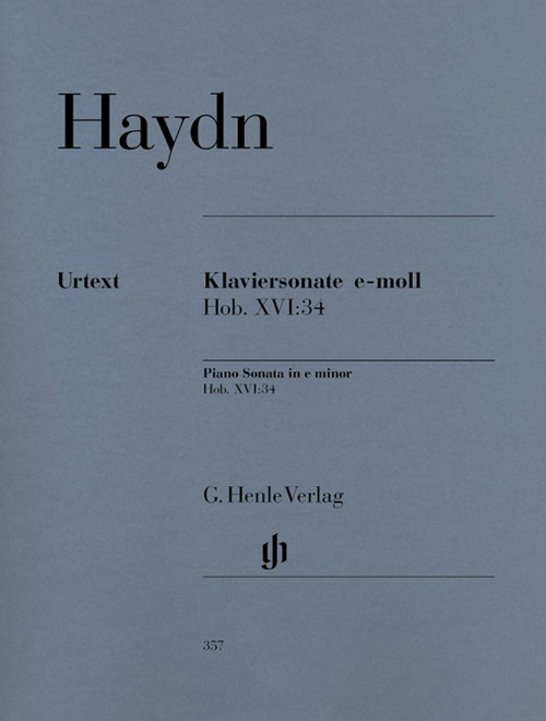 Piano Sonata e minor Hob. XVI:34 = Klaviersonate e-Moll Hob. XVI:34