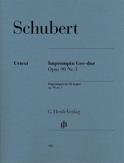 Impromptu G flat major op. 90/3 D 899 = Impromptu Ges-Dur op. 90/3 D 899. 9790201804880