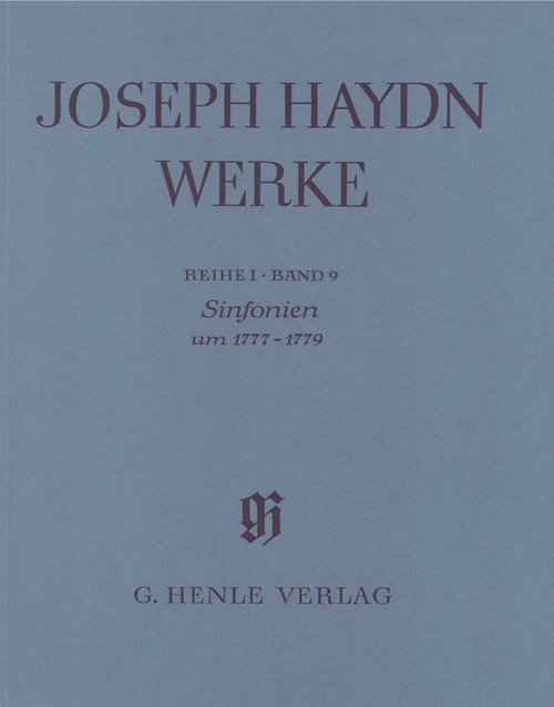 Sinfonias about  1777-1779, score and critical commentary = Sinfonien um 1777-1779, Partitur und Kritischer Bericht