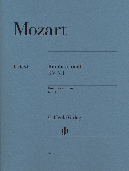 Rondo a minor KV 511 = Rondo a-moll KV 511