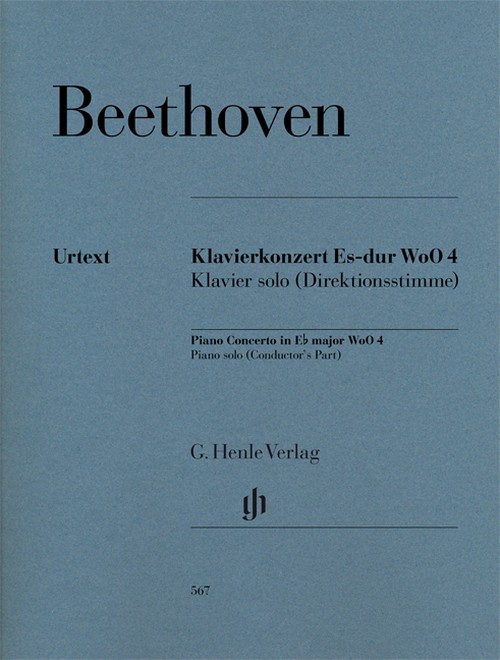Piano Concerto WoO 4, Reduction for Piano Two-hands