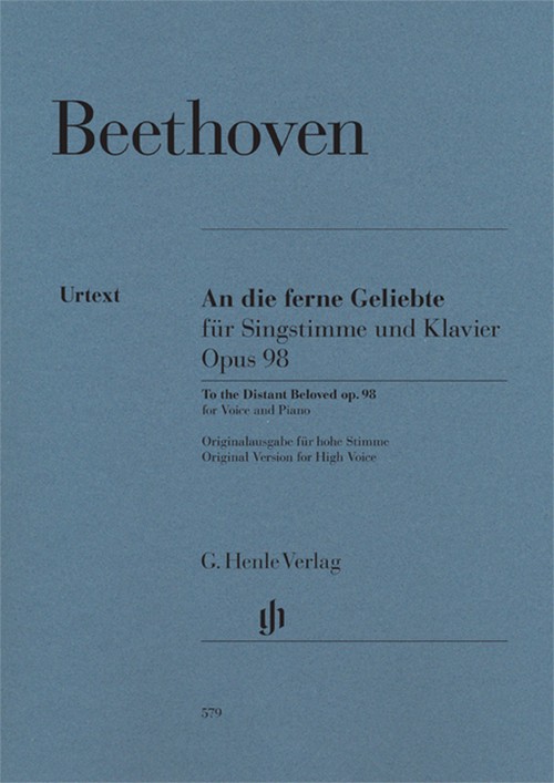 An die ferne Geliebte op. 98, Original version for High Voice