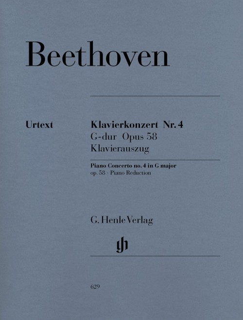 Concerto for Piano and Orchestra No. 4 G major op. 58, piano reduction for 2 pianos = Konzert für Klavier und Orchester Nr. 4 G-Dur op. 58, Klavierauszug für 2 Klaviere