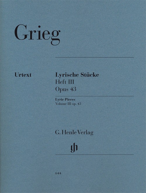 Lyric Pieces op. 43 Heft 3 = Lyrische Stücke op. 43 Heft 3