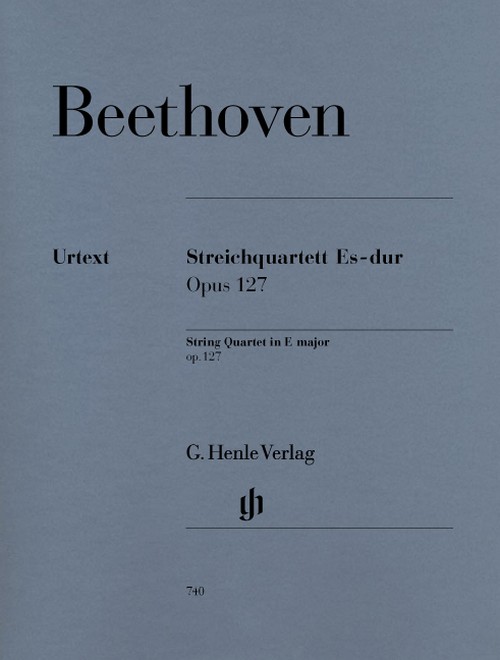 String Quartet E flat major op. 127, set of parts = Streichquartett Es-Dur op. 127, Stimmensatz. 9790201807409