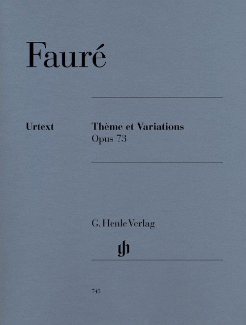 Thème et Variations op. 73. 9790201807454