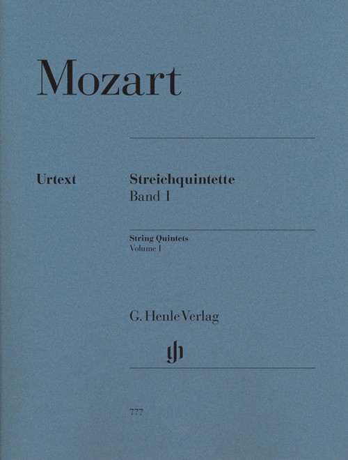 String Quintets Vol. 1, set of parts = Streichquintette Vol. 1, Stimmensatz